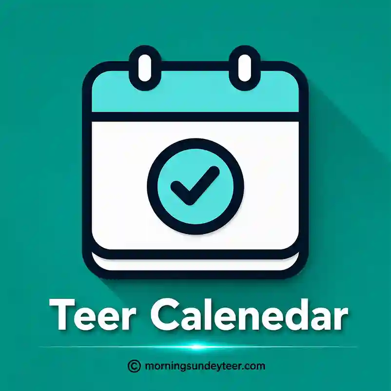 Morning Sunday teer game calendar Morning Sunday teer Calendar